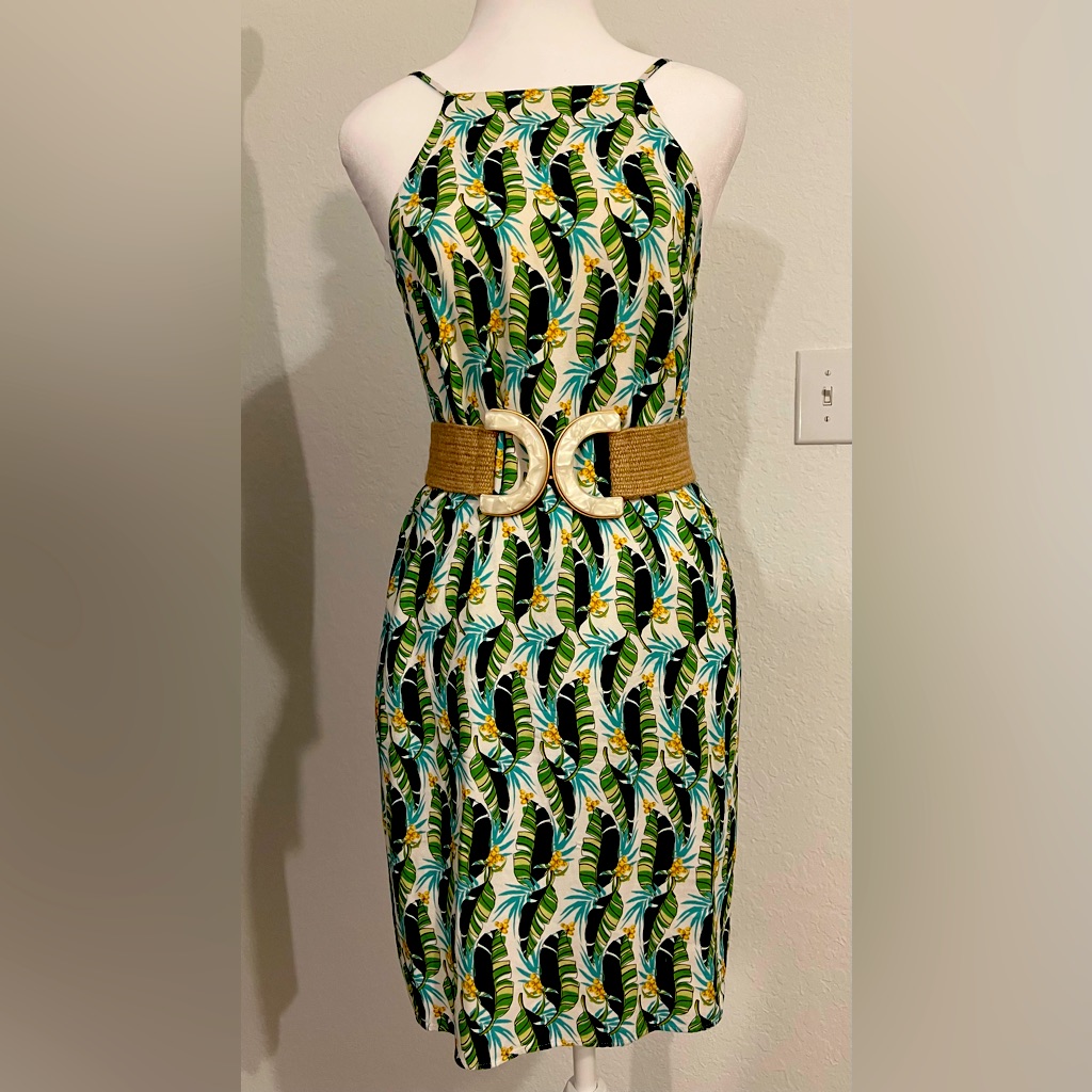 Dress Lez A Lez Brazil Tropical Palm Leaves